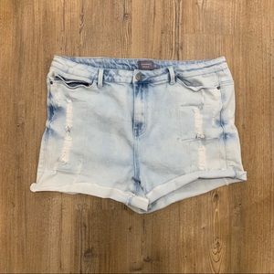 Denim shorts